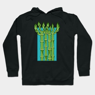 Vintage doodle illustration of Bamboo Tree Hoodie